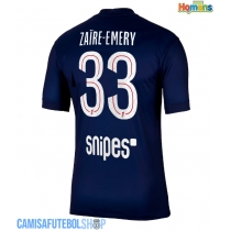 Camisa de time de futebol Paris Saint-Germain Warren Zaire-Emery #33 Replicas 1º Equipamento 2025-26 Manga Curta